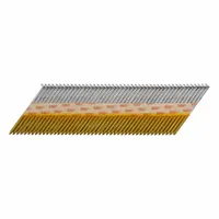 Collated framing nail with Pro Head, ring shank, and diamond point. Overall length 3 in, shank diameter 0.12 in. Pack of 2,500. Used for framing, sheathing, and decking in construction