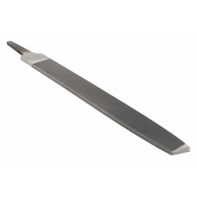 NICHOLSON Machinists File: Rectangular, Smooth Cut, 10 in Lg without Tang, 15/16 in Wd - Tapered Single-Cut Rectangular Files