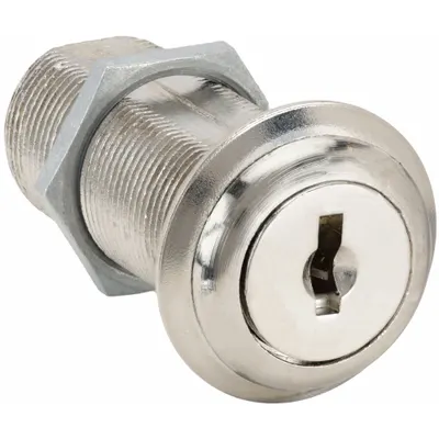 COMPX NATIONAL Cam Lock: Std Keyed Cam Lock, Keyed Alike, Zinc Die-Cast, Nickel - Keyed Cam Locks
