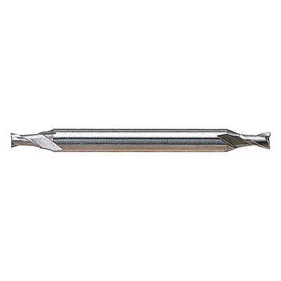 YG-1 Square End Mill: High Speed Steel, Double End, 2 Flute, 1/8" Mill Dia, 3/16" LOC - Double-End High-Speed Steel Square End Mills
