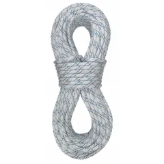 This static kernmantle rope is constructed for heat and water resistance. With a 5/8-inch diameter and a working load limit of 1,195 pounds, it is suited for rigging, climbing, and rescue operations in industrial work-at-height, tower climbing, and confined-space applications.