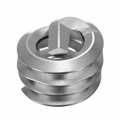 HELI-COIL Helical Insert: Tanged Tang Style, Free-Running, #4-40 Thread Size - Free-Running Tanged Helical Inserts
