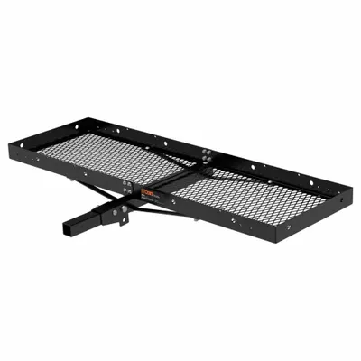 CURT 18109 Hitch-Mount Cargo Carrier, Foldable, Steel, Black, Class II - Hitch-Mount Cargo Carriers