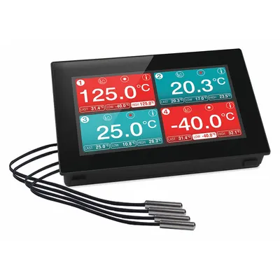 LASCAR Temperature Data Logger: 257°F, EL-SGD 43-ATP, Temp, USB, 257°F Max Temp Measured °F - Temperature Data Loggers