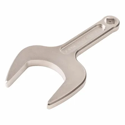 TEKTON Open End Wrench: Chromium Molybdenum Steel, Satin, 2 9/16 in Head Size - SAE, Single End, Open End Service Wrenches