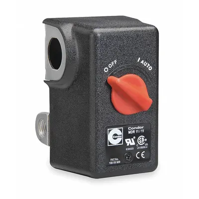 CONDOR USA, INC Pressure Switch: Std, 20 psi – 105 psi, (4) 1/4" FNPT - General Purpose Pressure Switches for Air & Water
