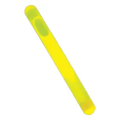 Single-use chemical lightstick emitting yellow light for 6 hours. Overall length 3 inches. Supplied in a 25-pack. Suitable for temporary illumination in low-light conditions, such as marking hazards, guiding personnel, or signaling during maintenance and emergency situations.