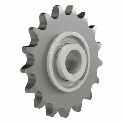 BREWER MACHINE & GEAR Idler Sprocket: For 40 Chain Size, Steel, 18 Teeth - Hubless, Ball Bearing Idler Sprockets