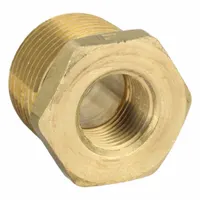 PARKER Metal Pipe Straight: Straight, 3/8 in x 3/4 in, Female NPT Threaded x Male NPT Threaded (MPN 209P-12-6)