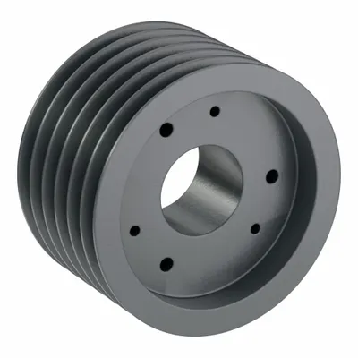 OEM V-Belt Pulley: C105 - Bushed-Bore Cast-Iron V-Belt Pulleys