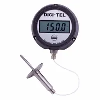 TEL-TRU Digital Thermometer: -75°F to 750°F /-60°C to 400°C, +/- 0.5F, 4.5 in Dial Dia (MPN SD4RB09113-P22IC3-10-C1005)