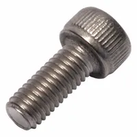 Socket Head Cap Screw: M5x0.80 Thread Size, 12 mm Lg, Std, Plain, Titanium, Grade 2, 5.2 mm Head Ht (MPN 0107468)
