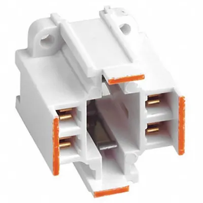 LEVITON Lampholder: Lamp Holder, 4-Pin (G24q-3), 1 3/8 in Overall Lg, 75 W Watt - Lampholders & Sockets