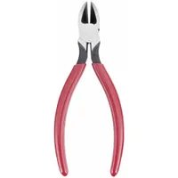 Diagonal Cutting Plier: Std, Straight, Oval, 7/8 in Jaw Lg, 3/4 in Jaw Wd, 6 1/8 in Overall Lg (MPN D252-6)