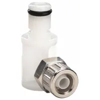 Quick Connection Insert: 90° Elbow, 5/32 in ID x 1/4 in OD Size, Quick-Disconnect Insert x Tube (MPN PMC2104)