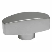 JW WINCO Wing Nuts; Wing Knobs: Wing, Stainless Steel, 1/4"-20 Thread, 0.39 in Thread Lg (MPN 434-NI-34-1/4X20-MT)