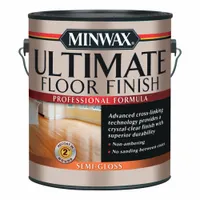 This water-based interior wood sealer and finish provides a clear, satin sheen for wood surfaces. Suitable for use on trim, furniture, and cabinets. Supplied in a 1-gallon container
