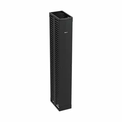 PANDUIT Vertical Dual-Sided Manager: Vertical, 45 U, Dual Side Sides, 83 7/8 in Overall Ht - Vertical Cable Management Systems