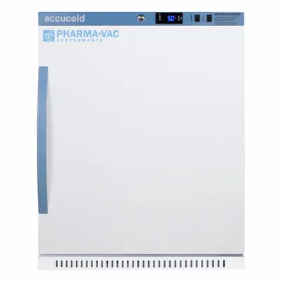 ACCUCOLD Vaccine Refrigerator: 6 cu ft, Upright, 2°C to 8°C, 25 in Overall Dp - Pharmacy & Vaccine Refrigerators