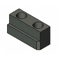 ABBOTT WORKHOLDING PRODUCTS Lathe Chuck Jaw Nut: 1.5 mm X 60° Serrated, For 8 in Chuck Dia (MPN KTTB208JN)