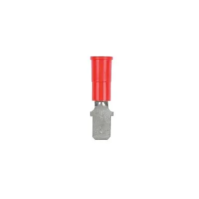 3M Wire Disconnect: Male Tab, Red, Vinyl, Partial Coverage - Partially Insulated Quick Disconnects