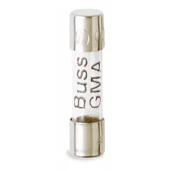 Fast-acting cylindrical fuse rated 300 mA at 250 V AC in a 5 mm x 20 mm package. Provides overcurrent protection for sensitive electronic circuits in power supplies, instrumentation, and control panels.