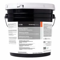 ARMSTRONG Construction Adhesive: Wall Base Adhesive, 1 gal, Pail, Off White, 4 PK (MPN 00725408)