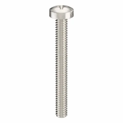 USA INDUSTRIALS Machine Screw: M2x0.40 Thread Size, 18 mm Lg, 18-8, Stainless Steel, Plain - Pan Head Machine Screws