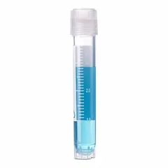 Cryogenic Vial, Polypropylene, 4 mL, Sterile, Colorless, Self-Standing, External Threads, with Closure, 12.2 mm Body Dia