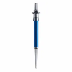 This single-channel pipettor is a fixed volume D-tipper with a maximum capacity of 100 µL. It is used for precise liquid handling in laboratory settings, including sample transfer, reagent addition, and serial dilutions. The blue pipettor is designed for single-channel operation.