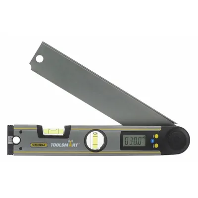 GENERAL TOOLS Digital Angle Finder: 0°to 225°, Included, 2 Level, 7/8 in x 12 in, LCD - Digital Protractors