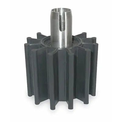 Dayton Nitrile Replacement Impeller/Sleeve Assembly: Mfr Part # 3ACD1, Buna-N - Impellers for Dewatering & Wastewater Pumps