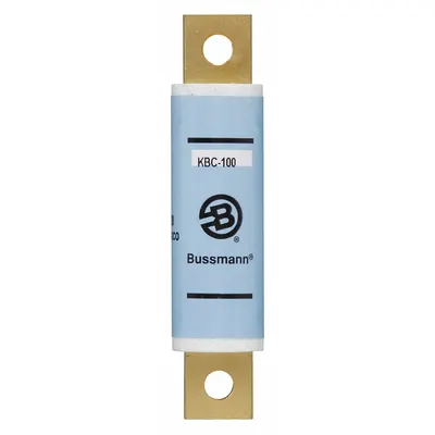 BUSSMANN Semiconductor Fuse: KBC Series, Fast-Acting, 100 A, 600 V AC - Fast-Acting Bolt-On Fuses