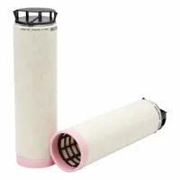 Round engine air filter with radial seal design. Outside diameter 4 9/32 inches. Type RS3993. Interchanges with Baldwin RS3993. Used in engine air intake systems to remove airborne contaminants