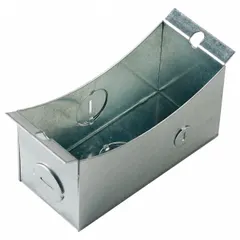 Wiring box for HVACR applications, designed to house electrical connections for ventilation equipment. Provides a secure enclosure for wiring terminations, supporting safety and code compliance in residential and commercial installations.