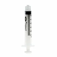AIR-TITE Disposable Syringe: 3 mL Capacity - mL, Luer Lock, Polypropylene, Polypropylene, Sterile (MPN RL3SET)