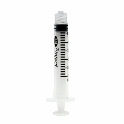 AIR-TITE Disposable Syringe: 3 mL Capacity - mL, Luer Lock, Polypropylene, Polypropylene - Luer Slip Syringes
