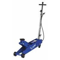 OTC Trolley Floor Jacks: Steel, Pneumatic, Air/Mechanical, 5 ton Load Capacity, 5 7/8 in Min Lift (MPN HDJ5P)
