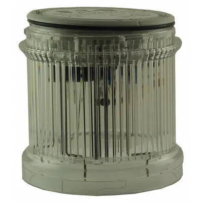 EATON Tower Light Module: Flashing, 110/120V AC, White, 73 mm Overall Dia, 3 in Overall Ht - Flashing Light Modules