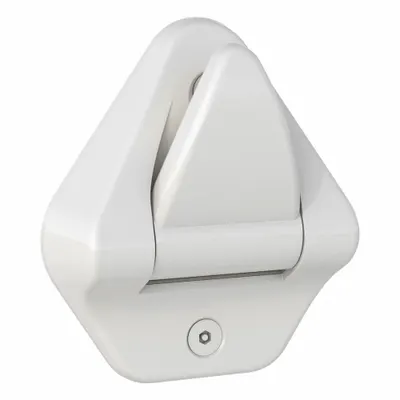 BESTCARE Towel Hook: 1 Hooks, Plastic, 11 lb Release Point, 10 lb Wt Capacity, Set Screw Mounting - Institutional Bathroom Hooks