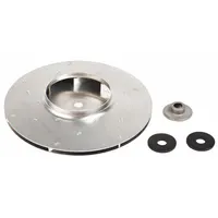 This blower wheel is a replacement accessory for shop vacuum models that use vacuum type 510124. It is designed to restore proper airflow and suction performance by replacing a worn or damaged wheel. Suitable for maintenance and repair of compatible shop vacuums