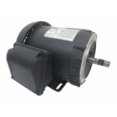 Dayton General Purpose Motor: C-Face/Rigid Base Mount, Totally Enclosed Fan Cooled - C-Face with Rigid Base 3-Phase General Purpose AC Motors