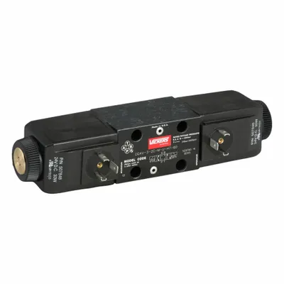 VICKERS Hydraulic Directional Valve: 21 gpm Max Flow Rate, D03 NFPA Size, Three Positions - High-Pressure Solenoid-Operated Directional Control Valves