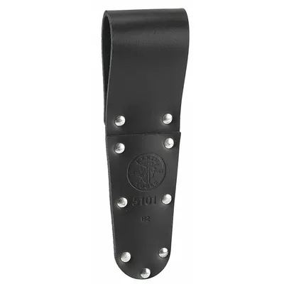 KLEIN TOOLS 5101 Leather Scissors Pouch, Black, Belt Slot - Leather Tool Sheaths