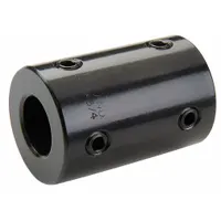 RULAND MANUFACTURING Rigid Shaft Coupling: 5/8 in Bore Dia 1, 5/8 in Bore Dia 2, Round, One-Piece (MPN SCX-10-10-F)