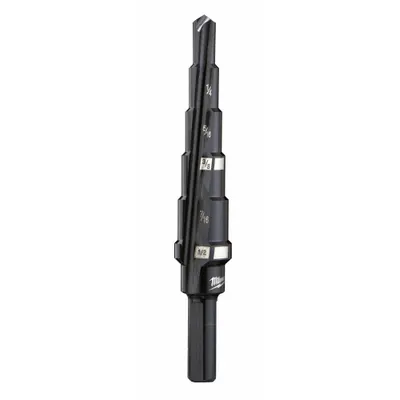 MILWAUKEE High-Speed Steel Step Drill Bit - High-Speed Steel Step Drill Bits