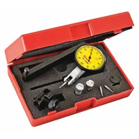 STARRETT Horizontal Dial Test Indicator: 0 mm to 0.2 mm, Horizontal, Metric, 0.002 mm (MPN 3908MAC)