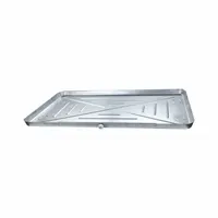 DIVERSITECH Condensate Drain Pan: 51 5/16 in L x 31 3/8 in W x 2 3/16 in D, 3/4 in PVC Discharge (MPN 6-M3050)