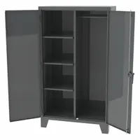 GREENE MANUFACTURING, INC. Storage Cabinet: 36 in x 24 in x 84 in, 4 Shelves, 12 ga Panel, Shelves (MPN EX-783-2)
