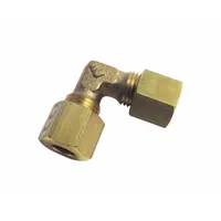 This brass compression fitting features a standard sleeve design for connecting two 20 mm OD tubes or pipes. It provides a leak-tight seal without the need for welding or threading, suitable for pneumatic, hydraulic, and instrumentation systems in industrial plants, HVAC, and process control applications